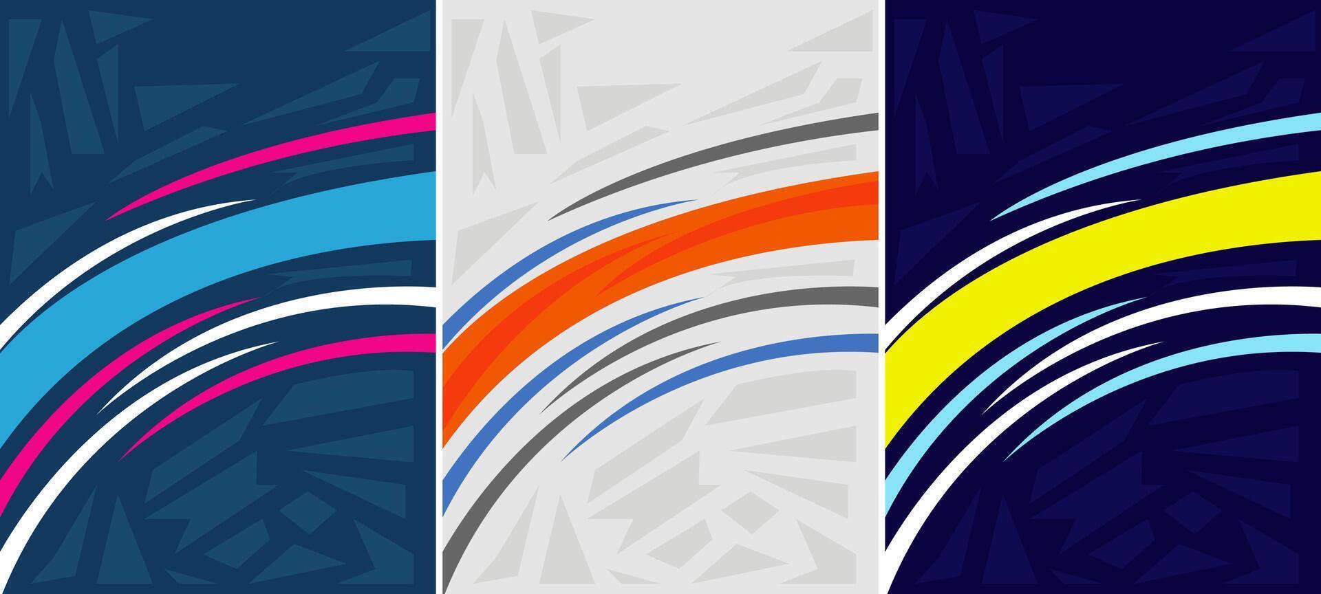 Customizable Sports jersey pattern design for sublimation vector