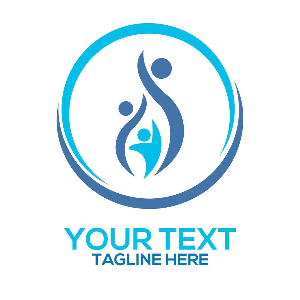 Abstract business logo template vector