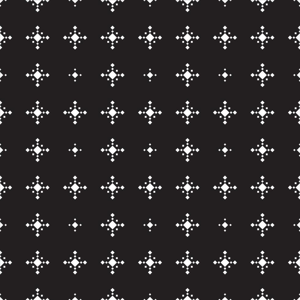 Blak and White Patern modern BATIK MOTIF KAWUNG, Batik Indonesian is a technique of wax resist dyeing applied to whole cloth, or cloth made using this technique originated from Indonesia. vector