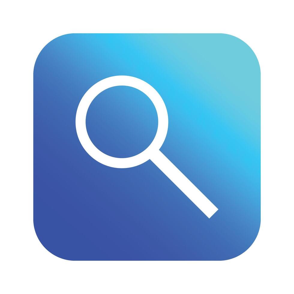 Search menu icon vector