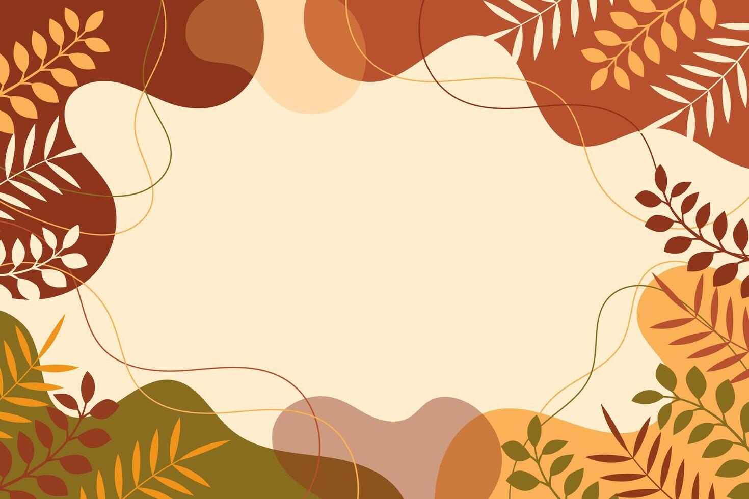 Autumn leaves background. Fall leaf background. vector