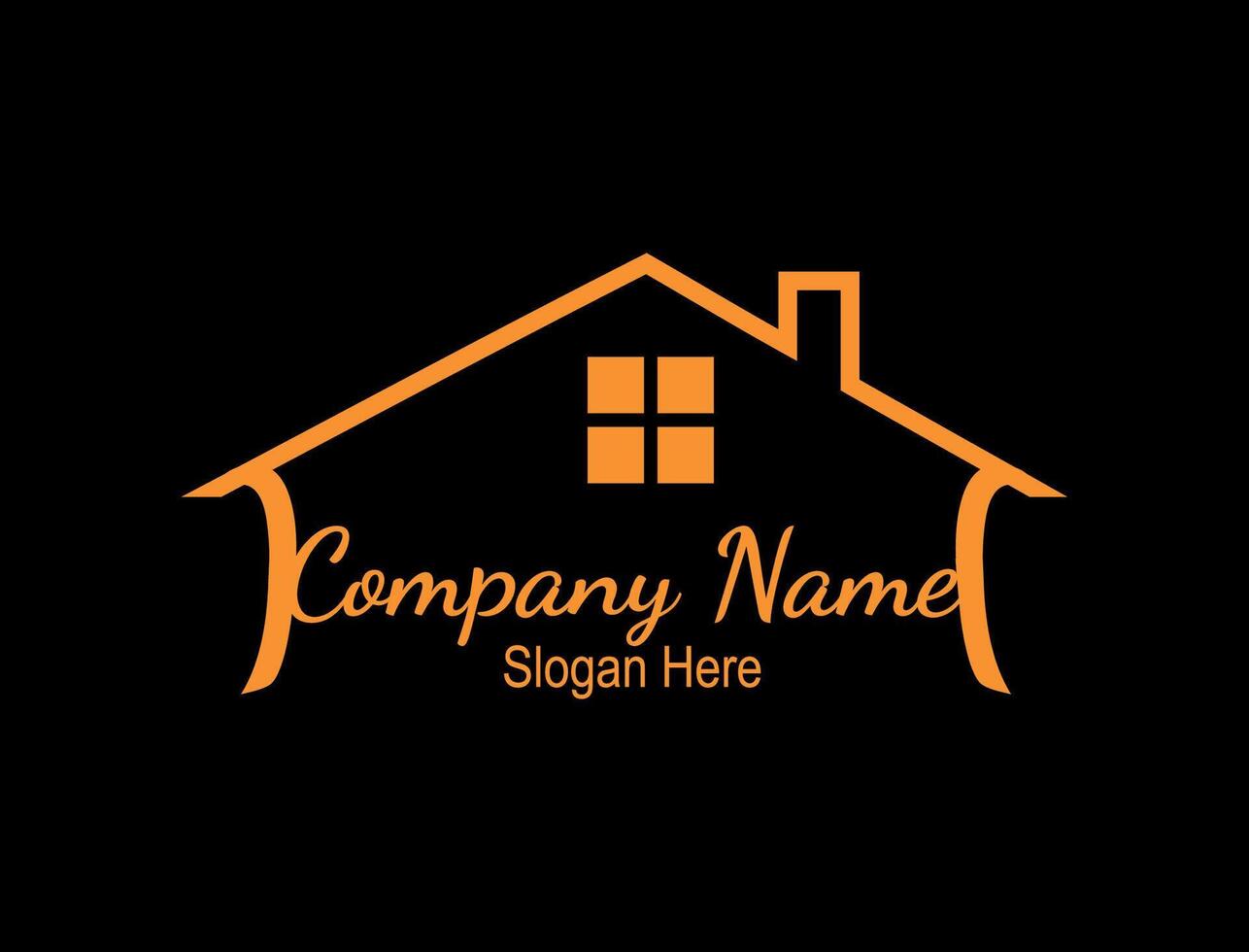 Simple Real Estate Logo vector
