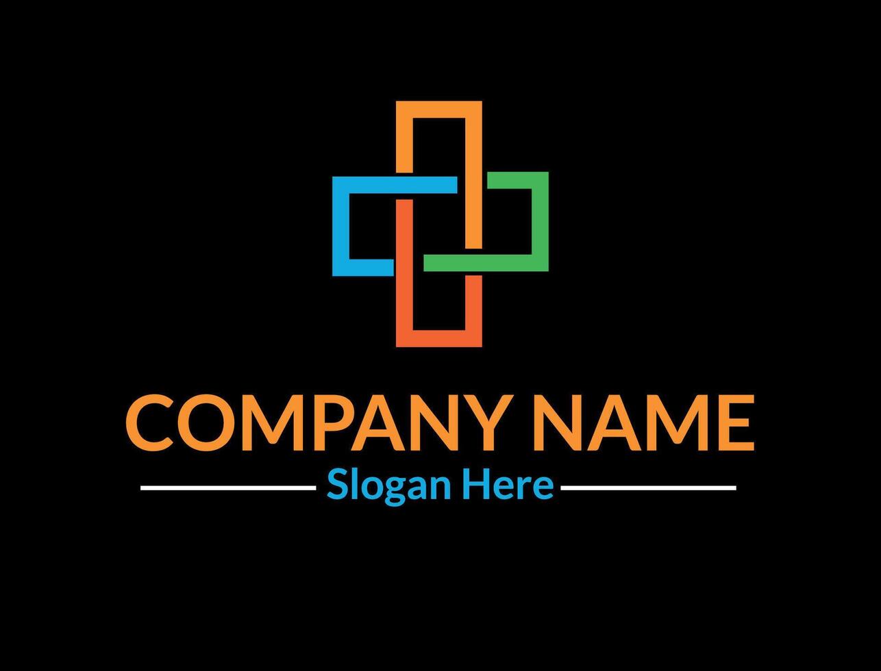 Creative brand logo design vector