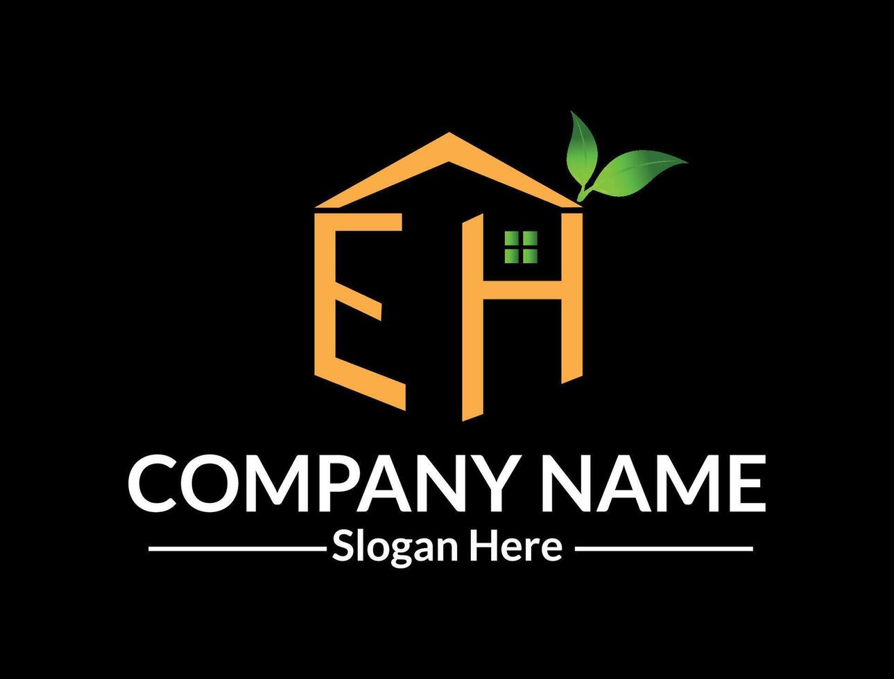 Natural Real Estate Logo Design vector