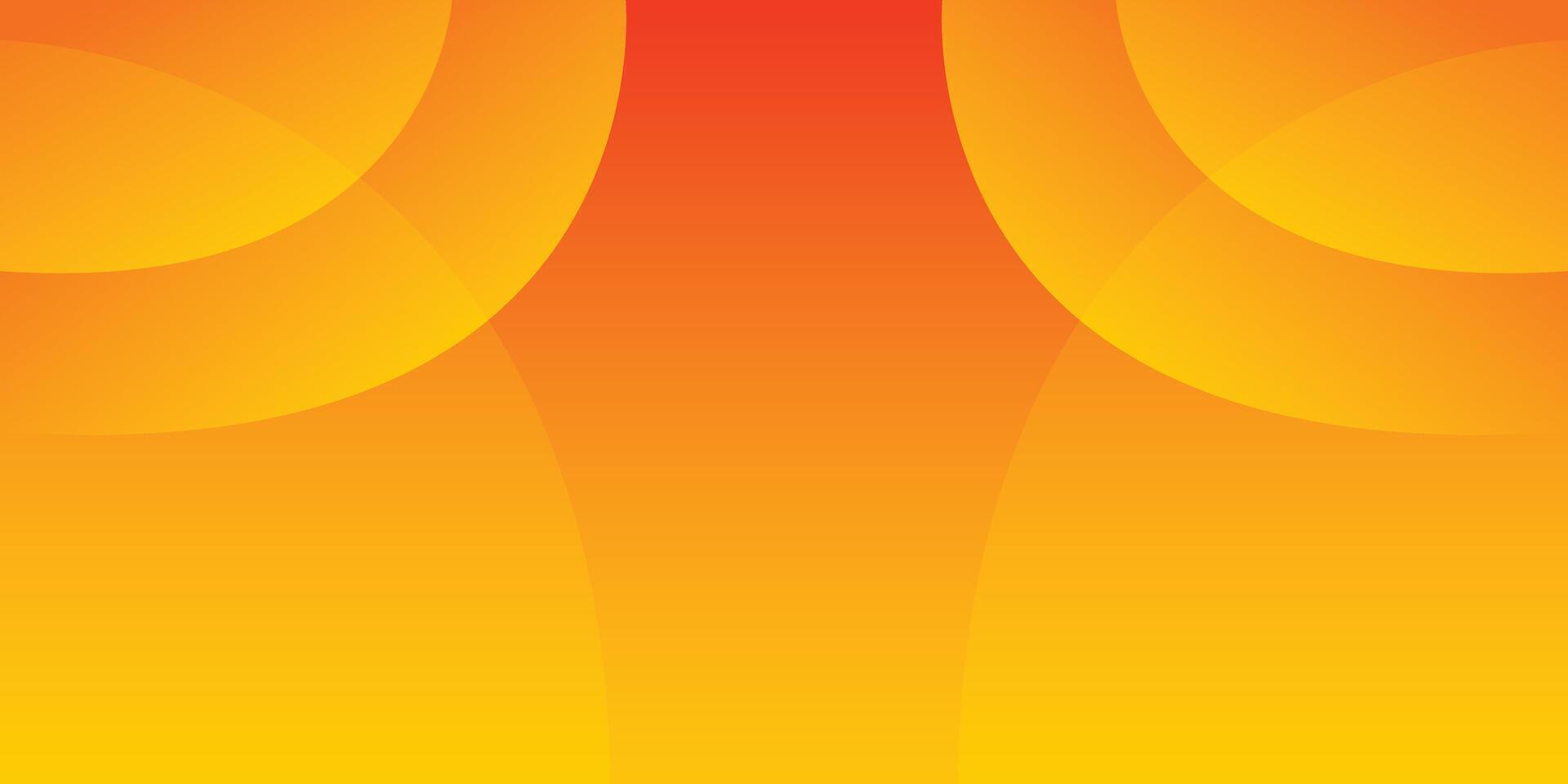 Orange dynamic curve abstract background with circle shapes. Can be used for posters, banners, web pages, headers, covers, and presentations vector