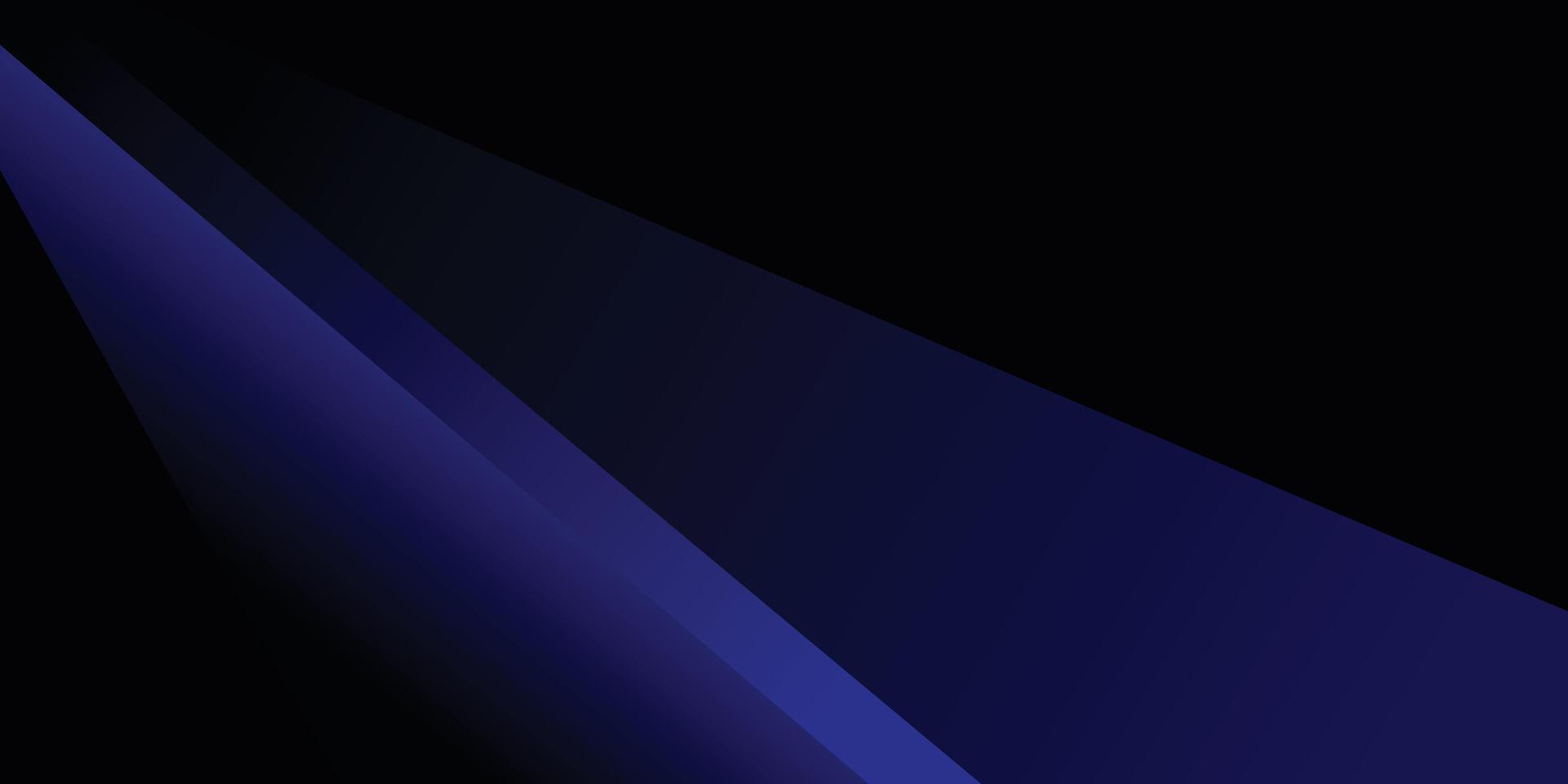 Modern dark blue abstract background with gradient geometric stripes. Perfect for banners, templates, flyers, brochures, and presentations vector