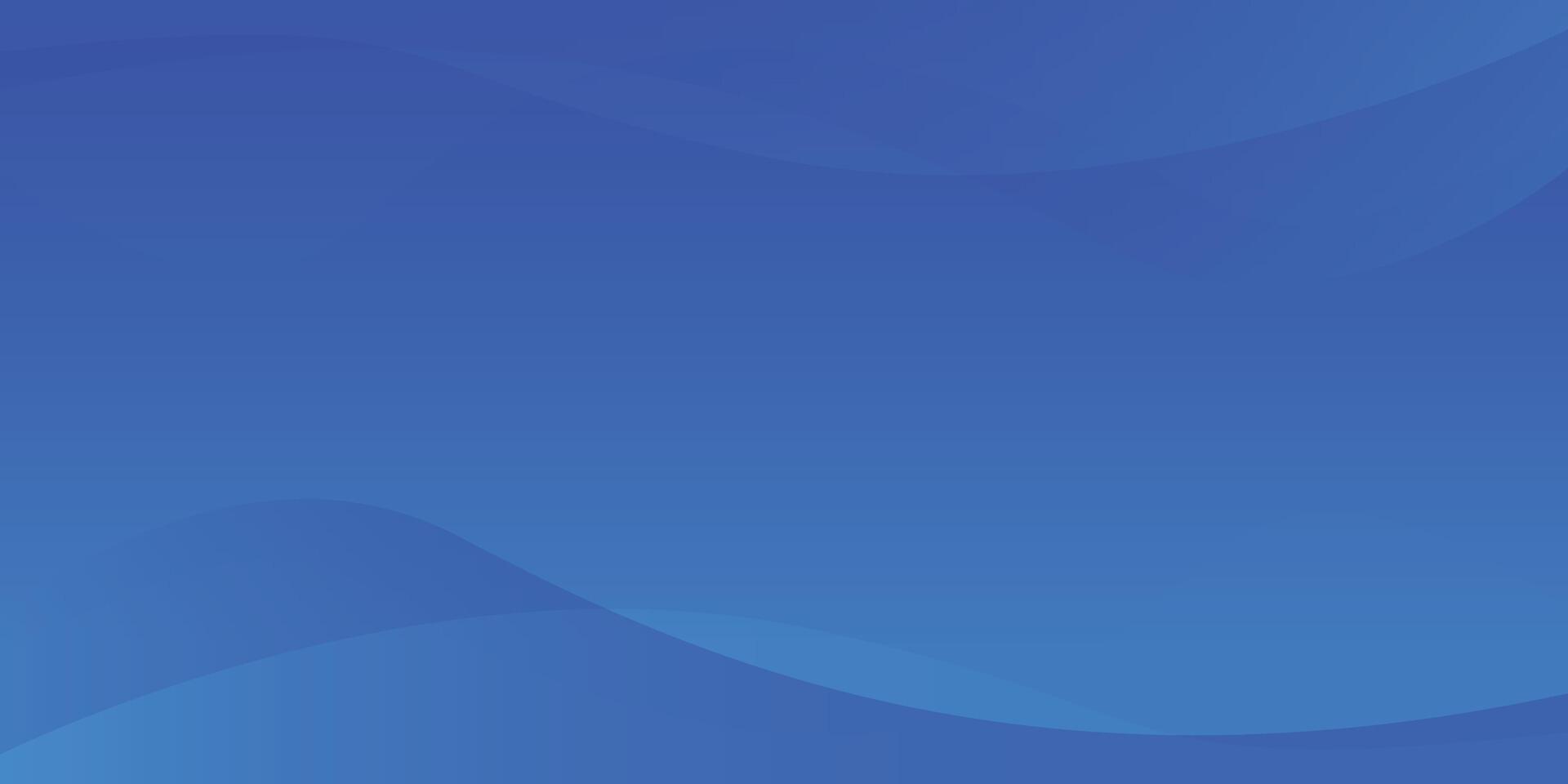 Blue gradient background with abstract waves, creative trend design. Perfect for banners, flyers, brochures, templates, and presentations vector
