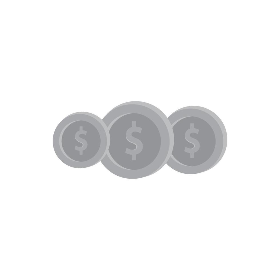 Stack of currency dollar icon vector