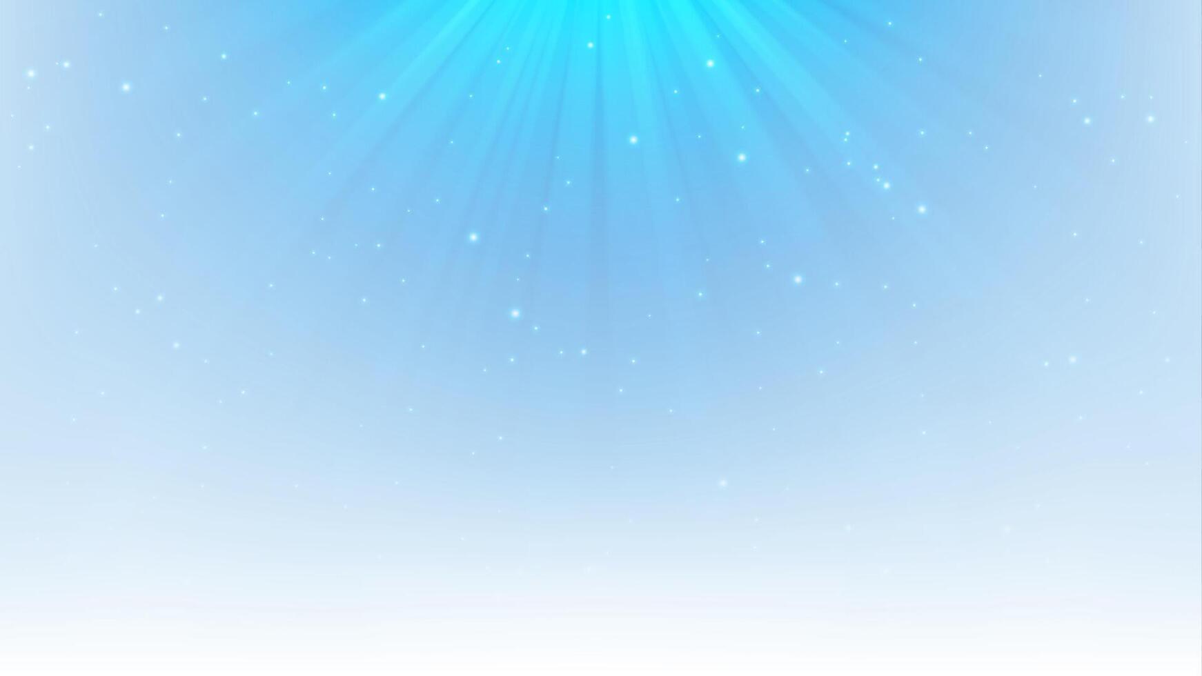 Blue Light Shining with Sparks, Isolated on White Background vector