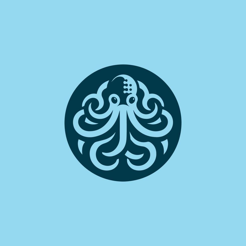 Kraken logo ready for sale vector