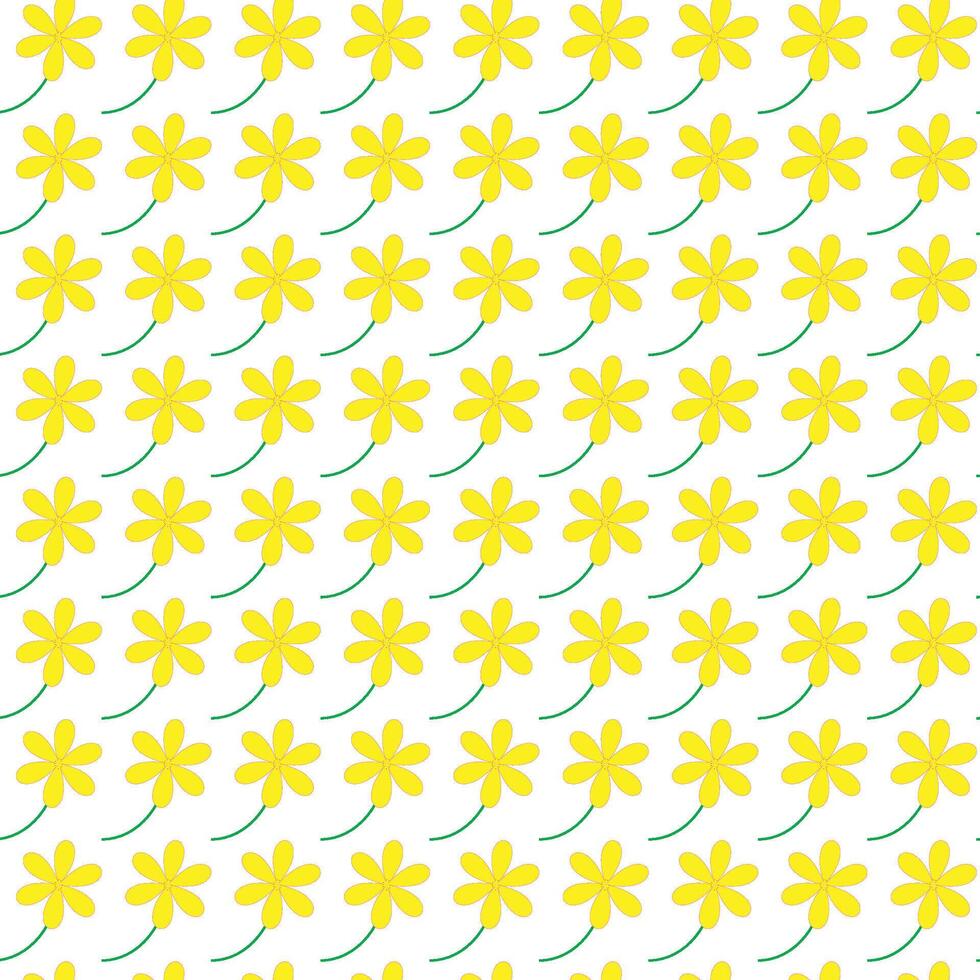 Seamless Floral Pattern fabric Background vector