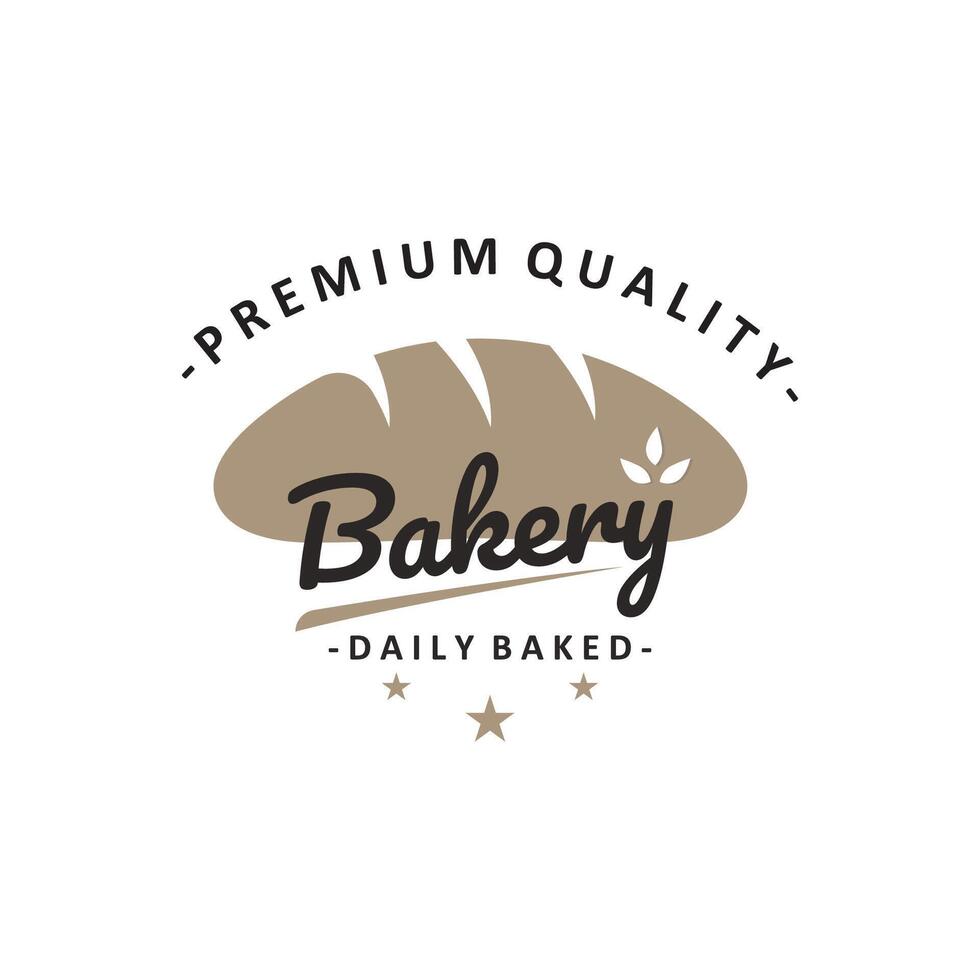 Bread Badge Template or Bread Logo Icon. vector