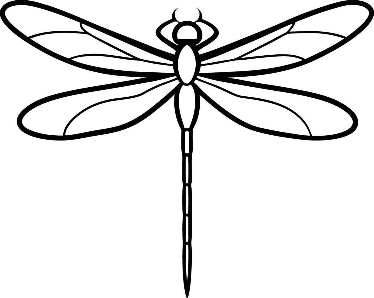 Dragonfly Wings Art vector