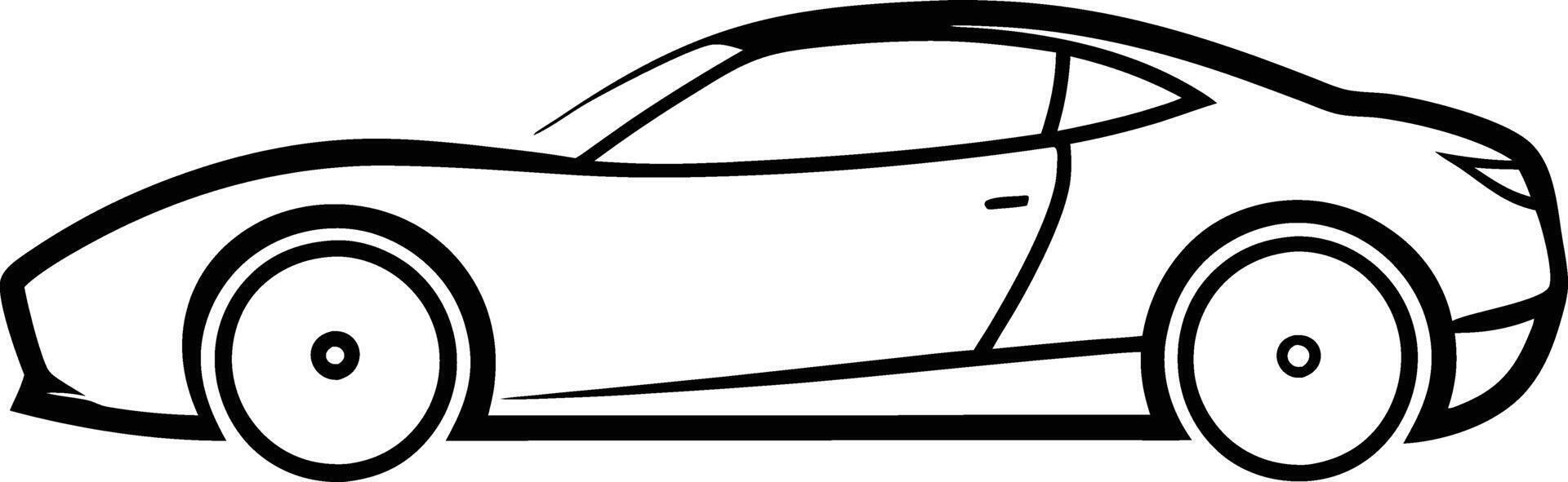 Modern Coupe Clean Design vector