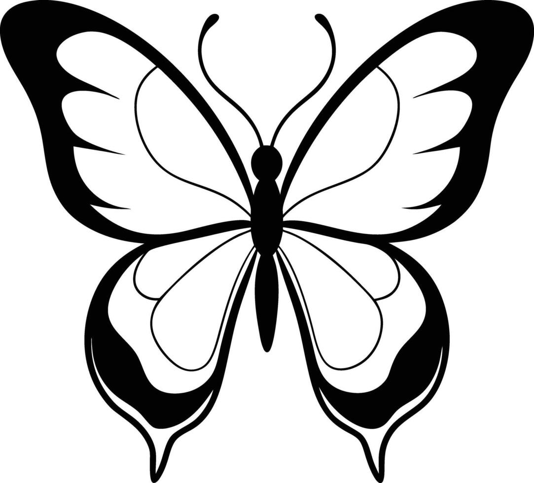 Classic Butterfly Design vector