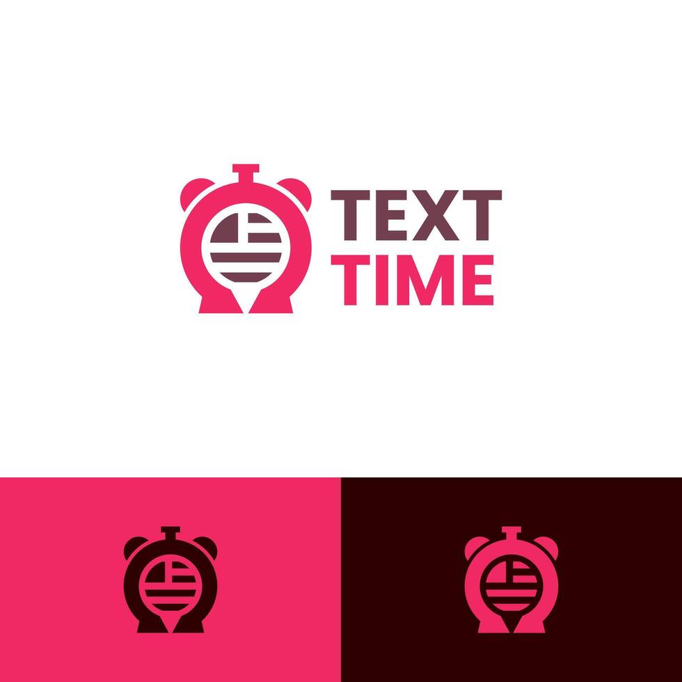 chat time logo design vector