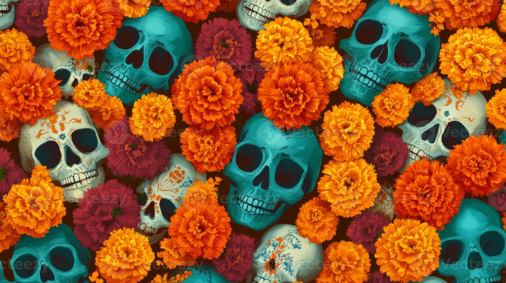 Skulls and Marigolds, a Day of the Dead Celebration photo