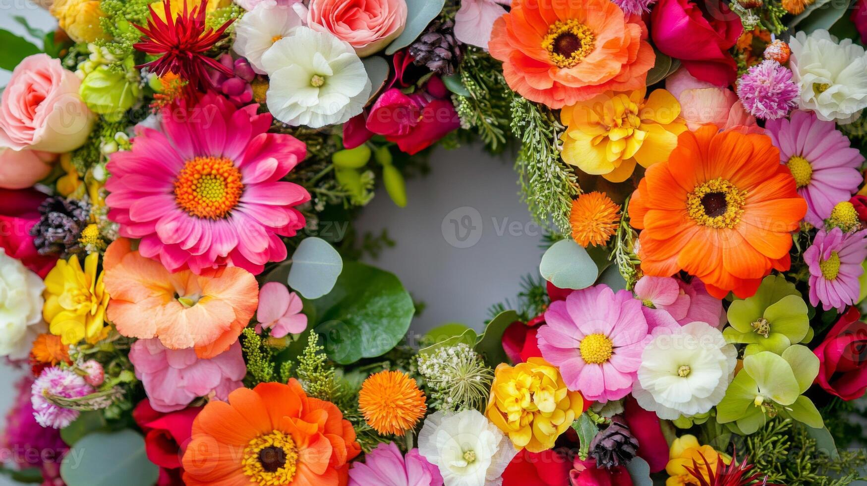A Colorful Bouquet of Assorted Flowers photo