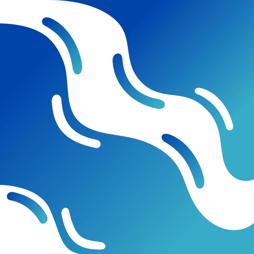 Blueish Fluid Illustration vector