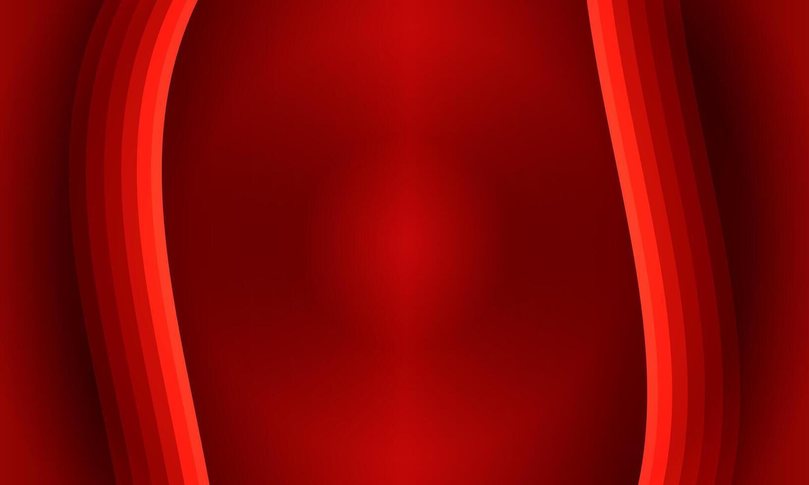 Abstract horizontal light red stripe lines background with copy space. smooth gradient red. vector