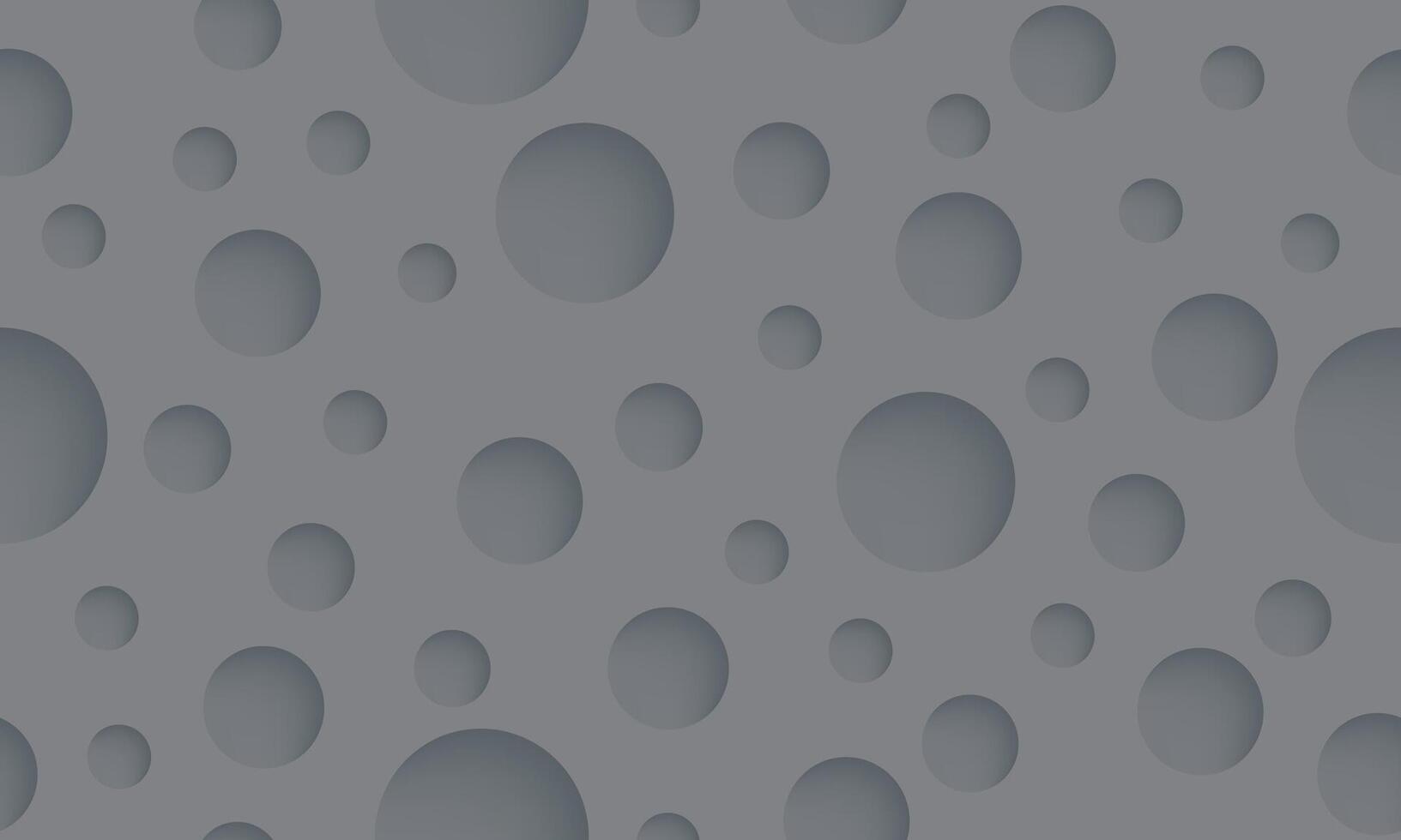 Seamless circles pattern. planet surface grey old background. vector
