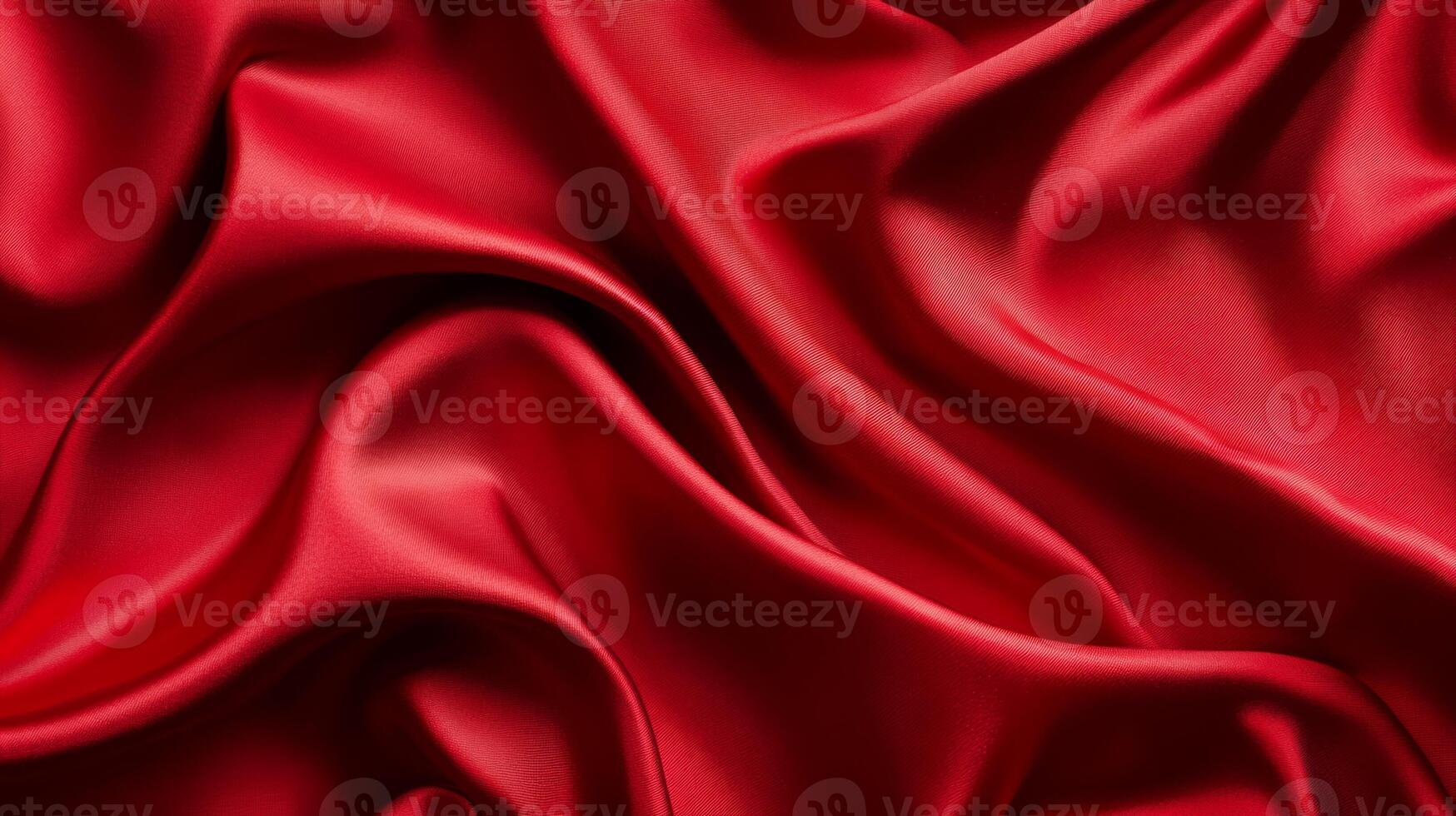 Bright red velvet with bold folds and deep shadows abstract luxury background for World Heart Day vibrant and powerful emphasizing health and vitality photo