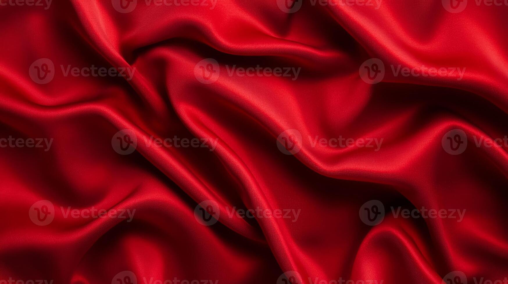 Bright red velvet with bold folds and deep shadows abstract luxury background for World Heart Day vibrant and powerful emphasizing health and vitality photo