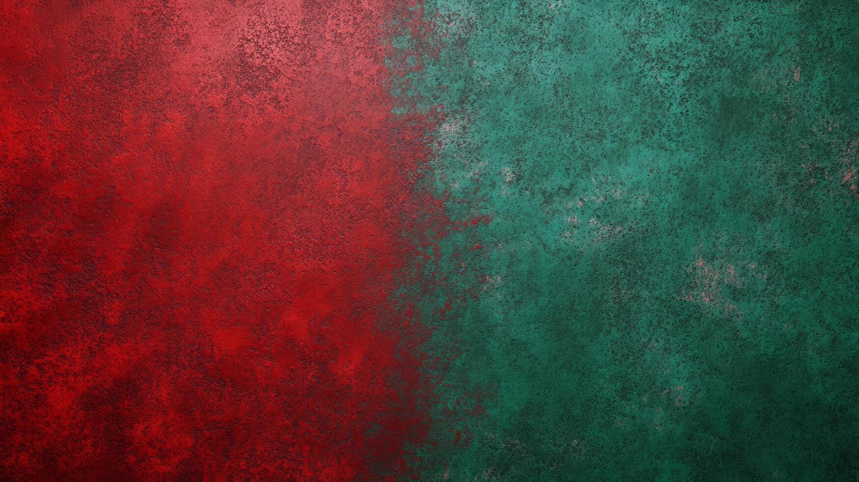 Distressed stone surface with gritty texture in classic red and green with subtle white highlights evoking a Christmas feel perfect for holiday themed designs and banners photo