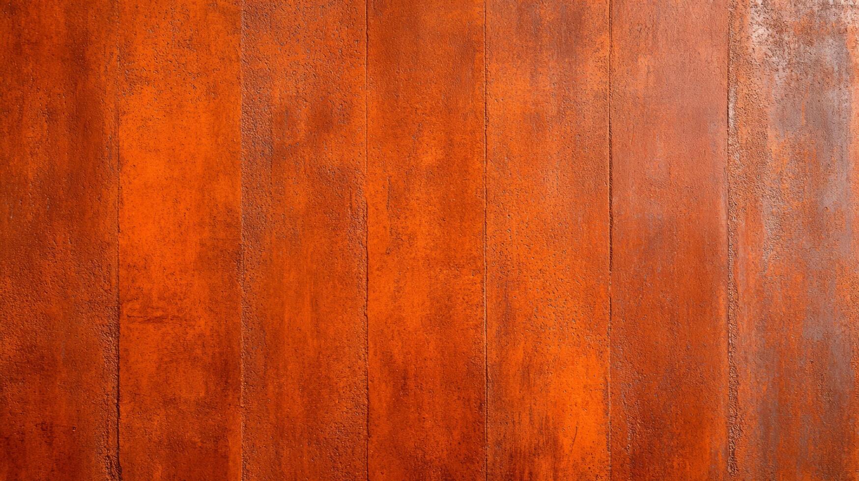 Grainy concrete wall texture in rich pumpkin orange and burnt sienna representing Halloween warm aged look with distressed surface creating an eerie vibe perfect for seasonal designs photo