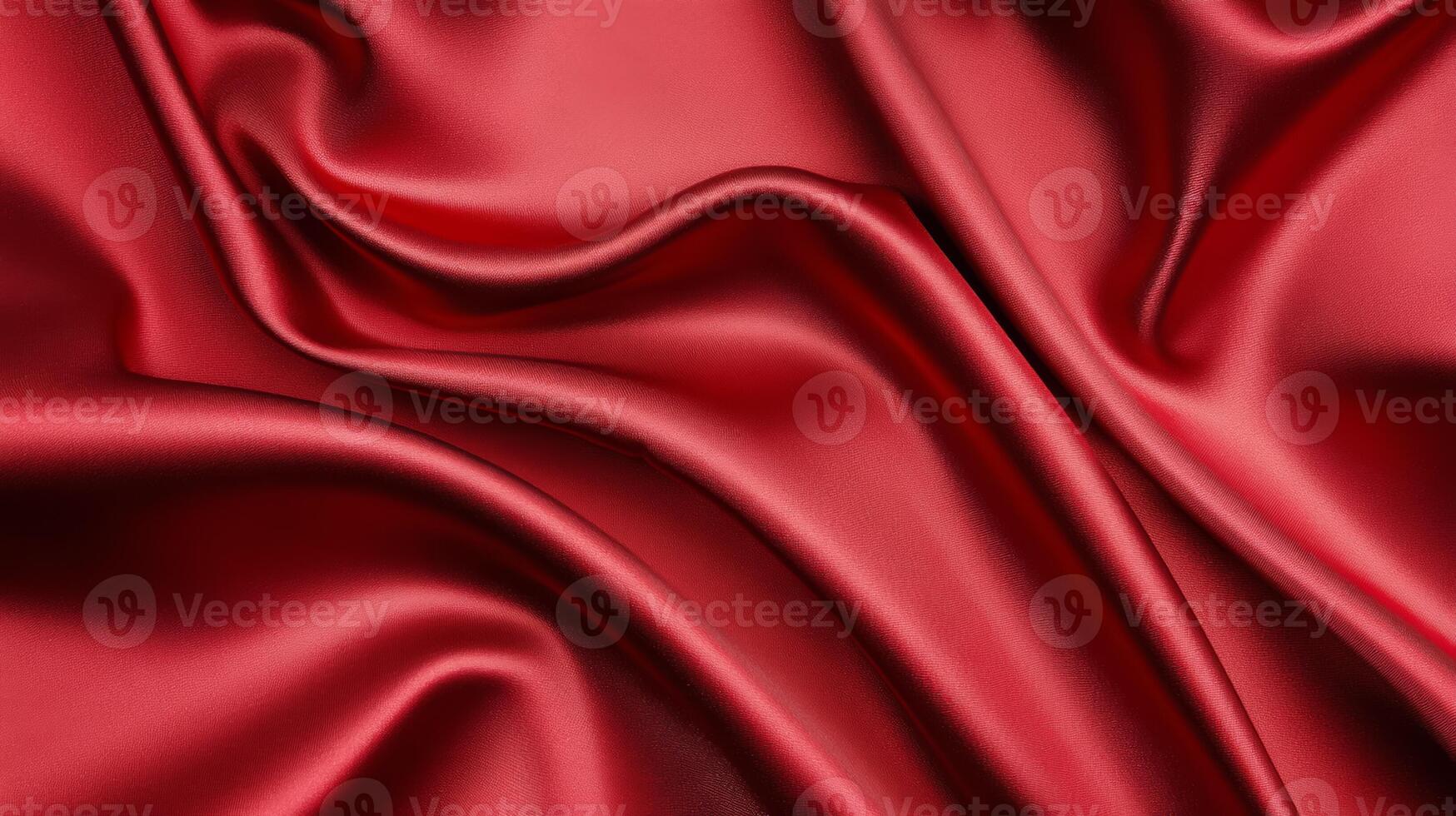 Rich burgundy satin with deep folds and subtle highlights creating a professional abstract background for Administrative Professionals Day elegant and refined photo