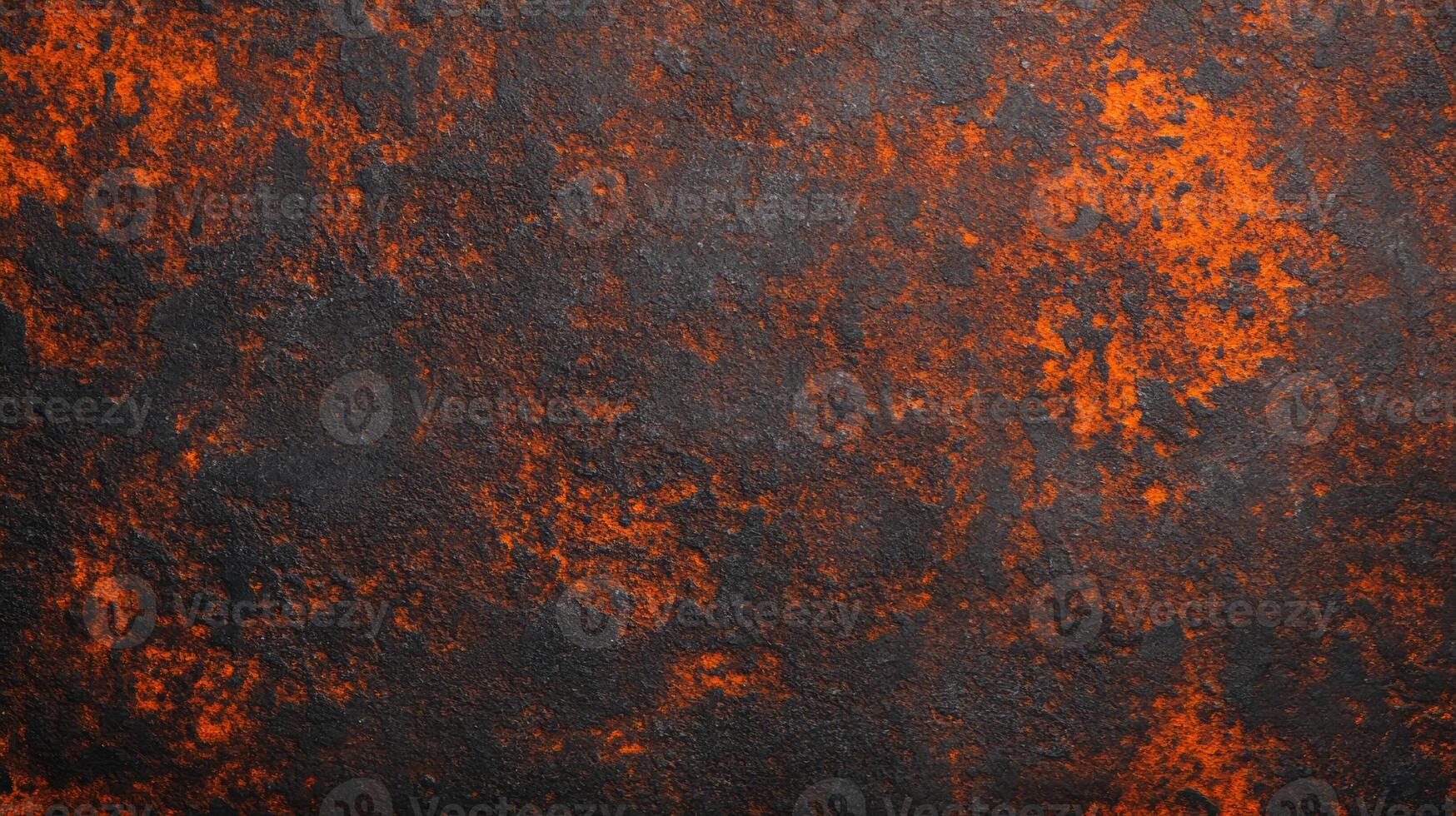 Rough concrete texture in warm burnt orange and dark chocolate tones Halloween grunge look with uneven surface and gritty imperfections creating a spooky seasonal vibe photo