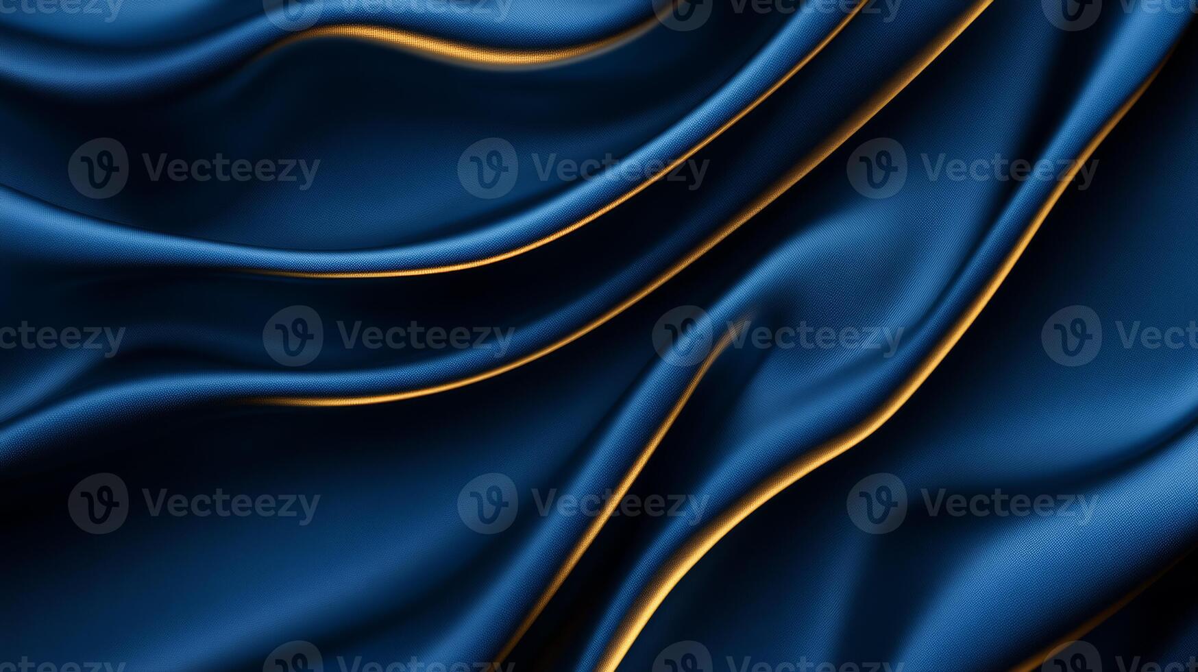 Royal blue velvet with sleek folds and golden accents abstract background for Engineers Day luxurious and precise symbolizing innovation and craftsmanship photo