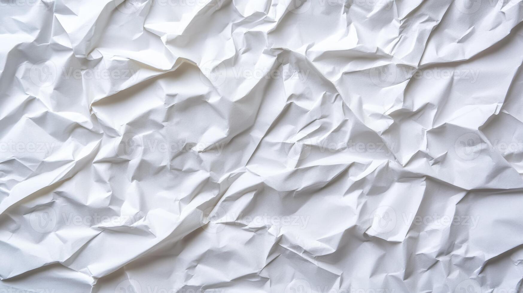 Softly crumpled paper background in light grey tones with subtle creases and folds for an organic texture photo