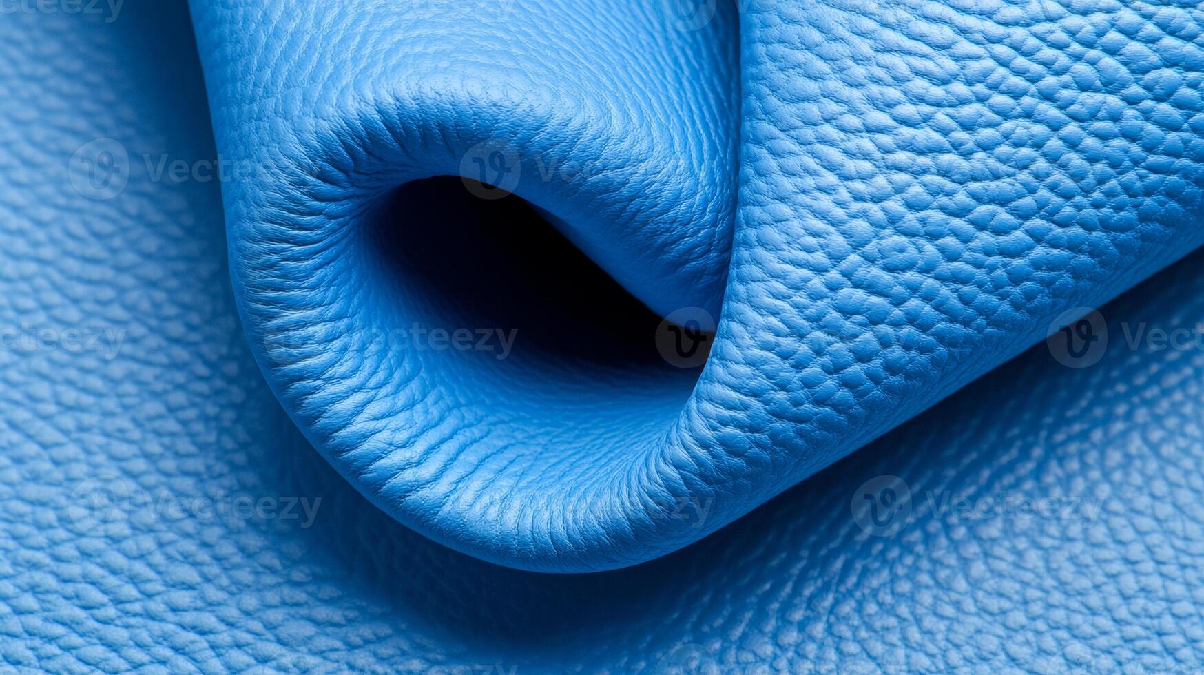 Soft powder blue leather with a fine grain and a smooth matte surface capturing the gentle hues of winter dawn photo