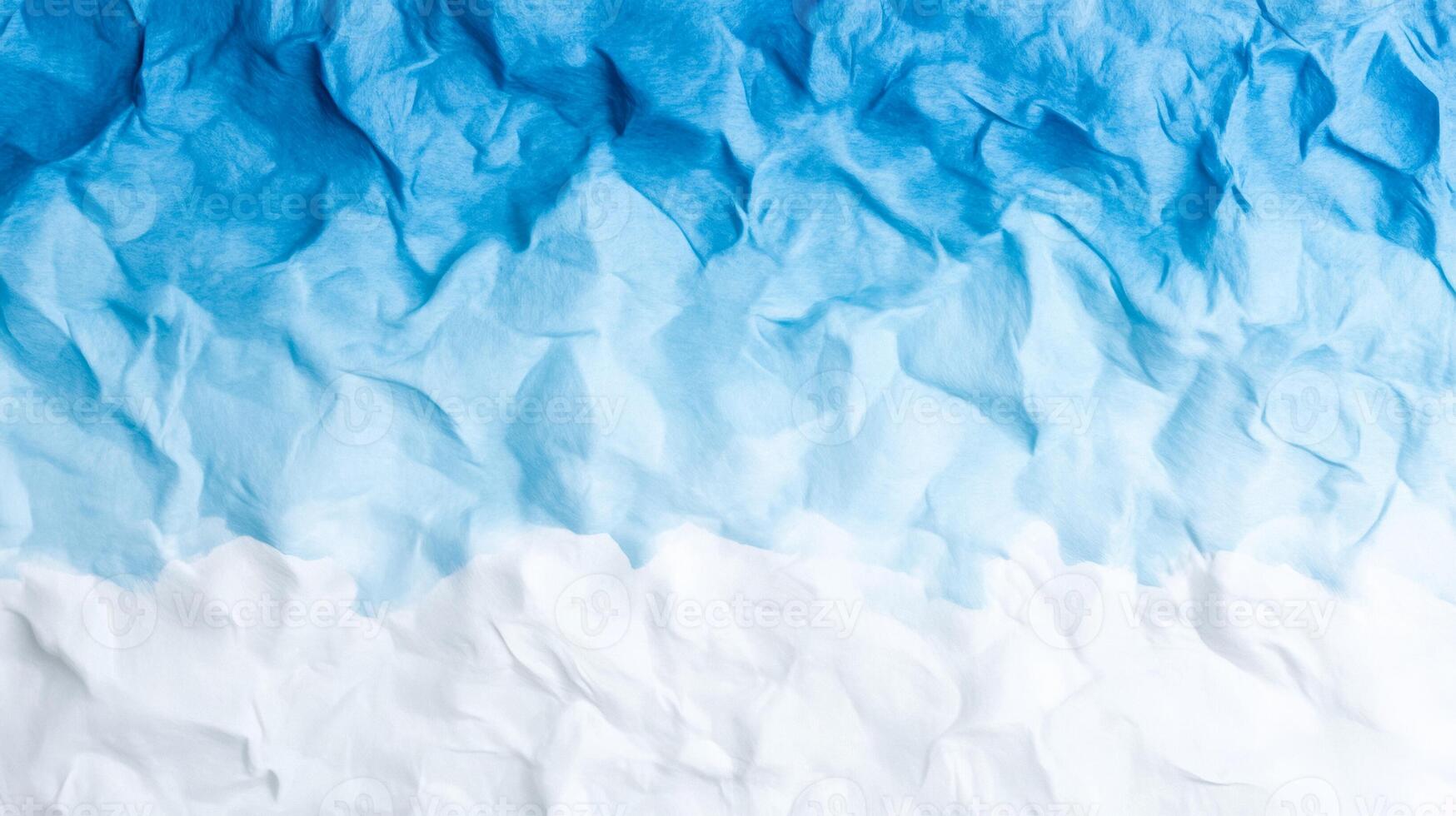 Soft white foundation mixed with hints of light blue creating a gradient reminiscent of snowy landscapes photo