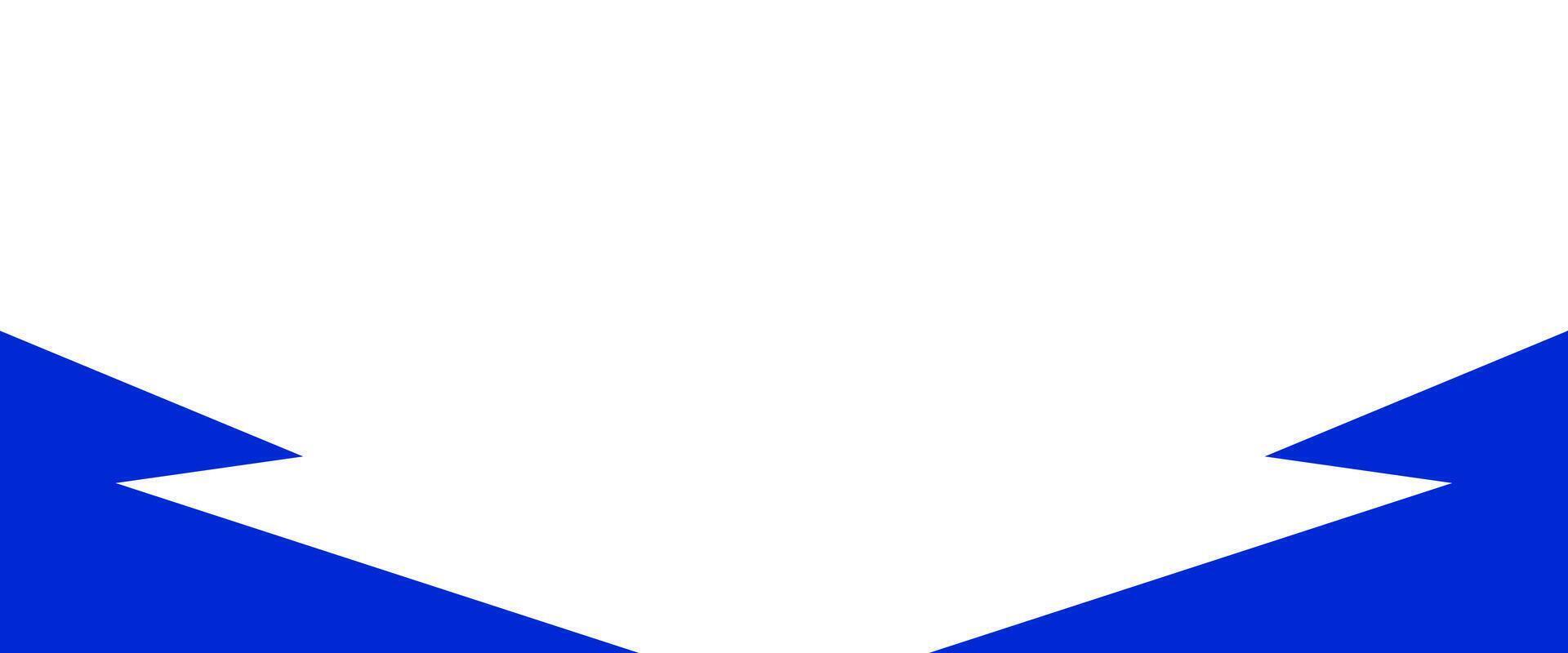 A blue arrow pointing down on a white background vector