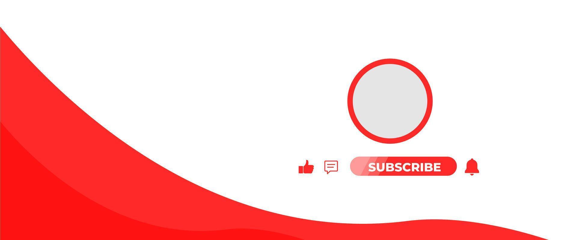 A red and white background with a white circle vector