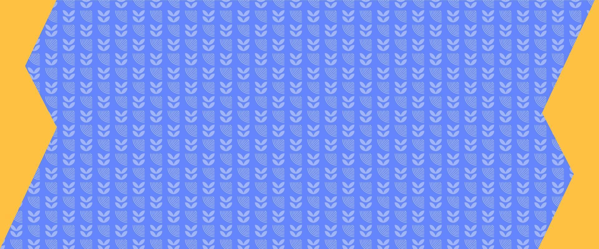 A blue and yellow background with a pattern of blue and yellow vector
