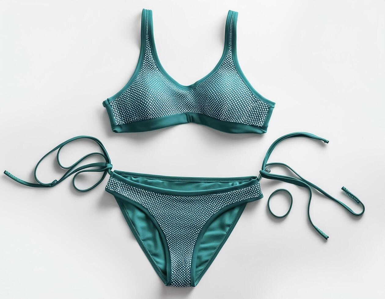 swimsuit isolated on white background photo