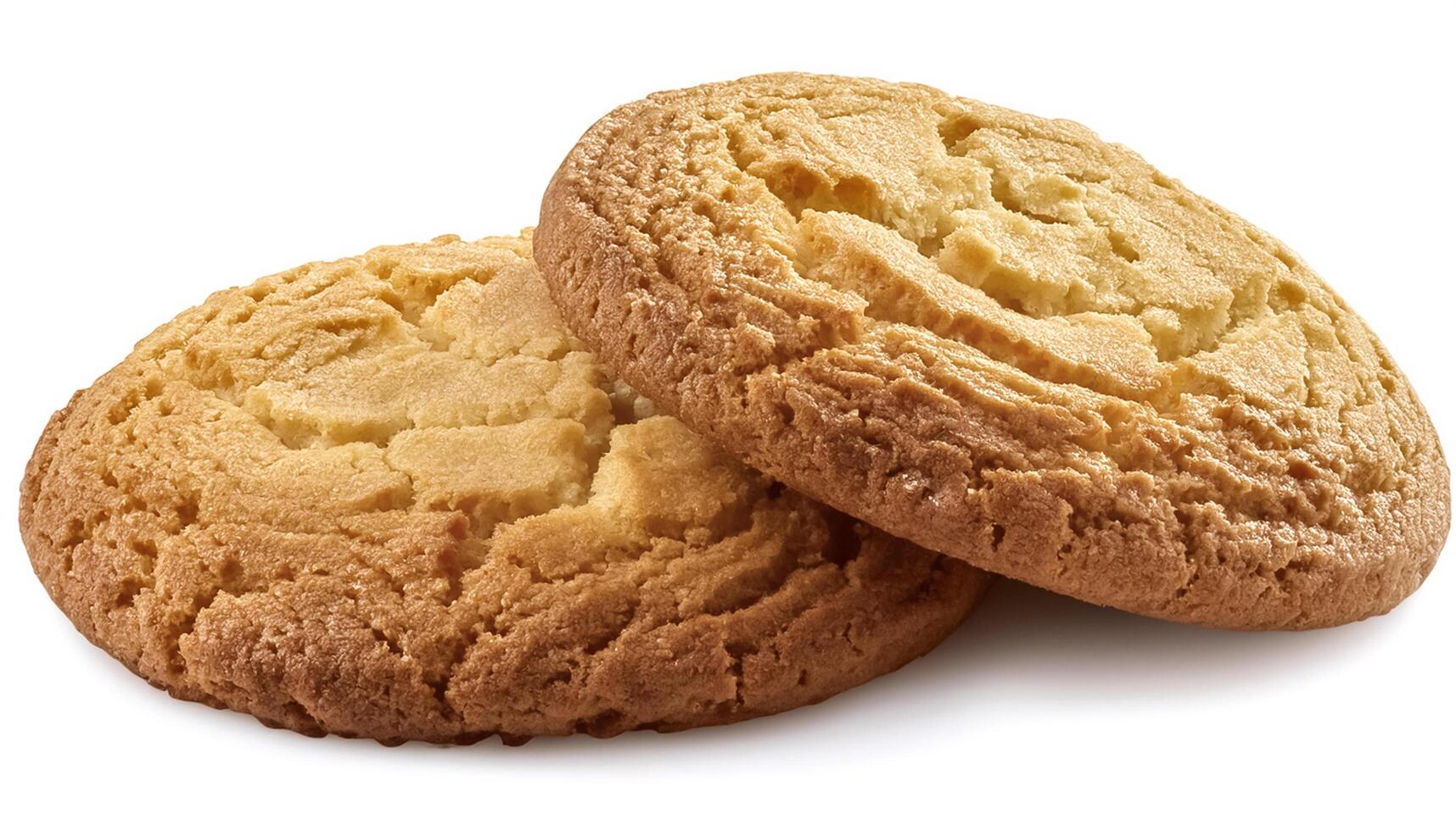 cookies isolated on white background photo