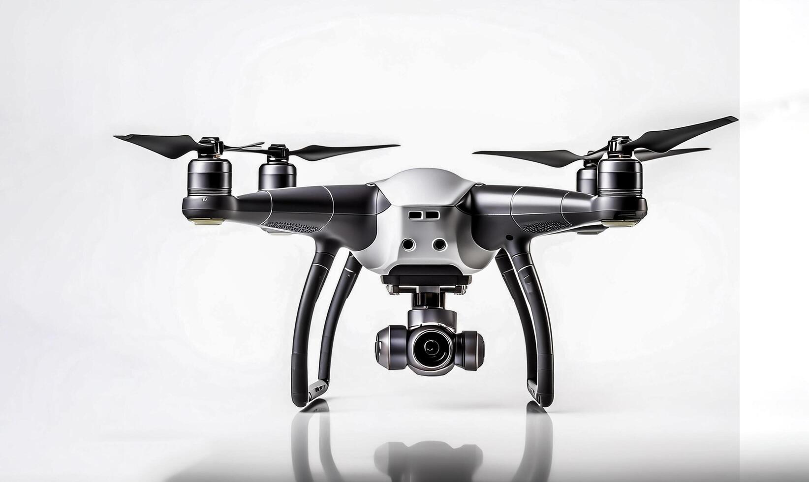 drone isolated on white background photo