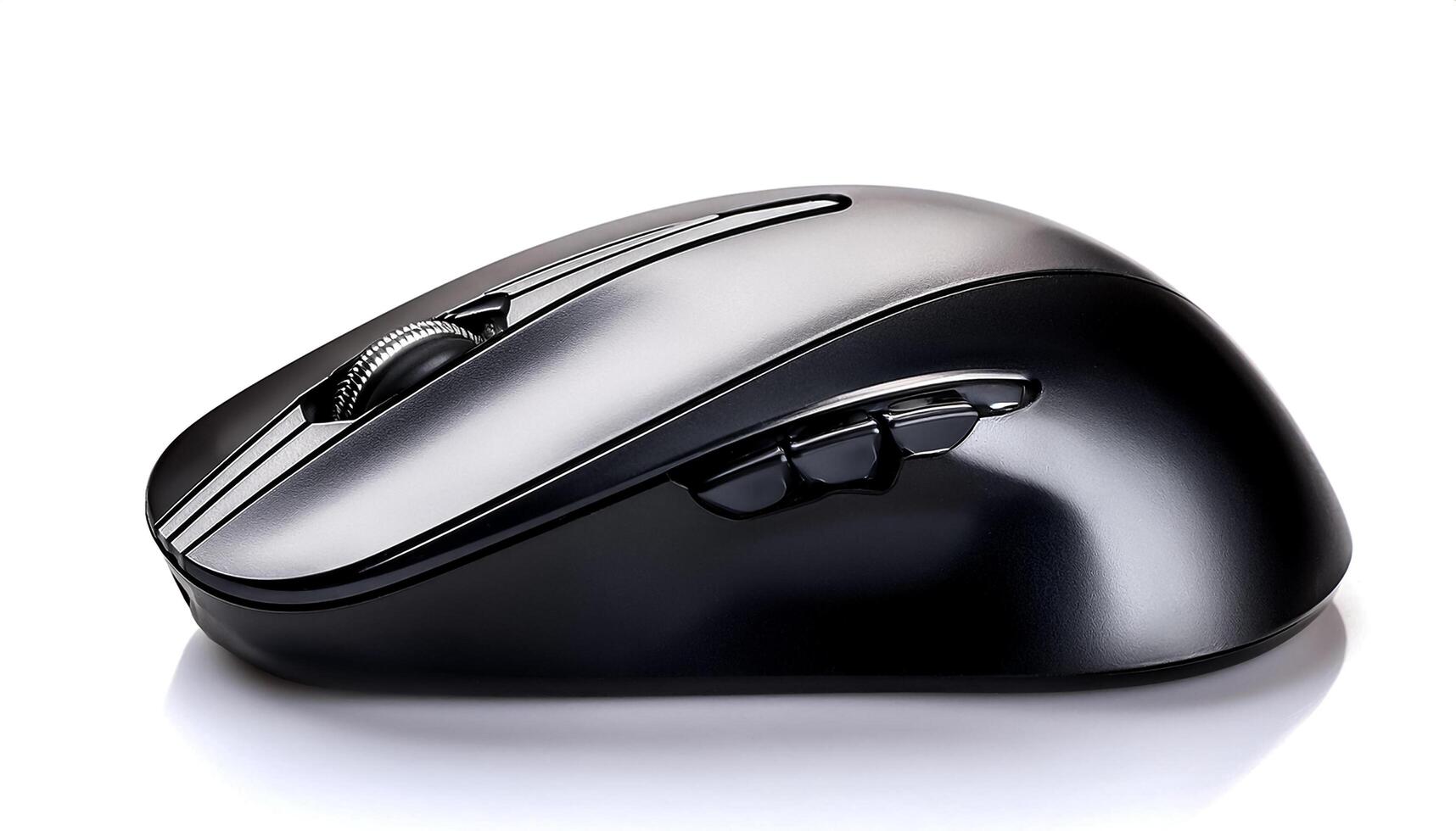 computer mouse isolated on white background photo