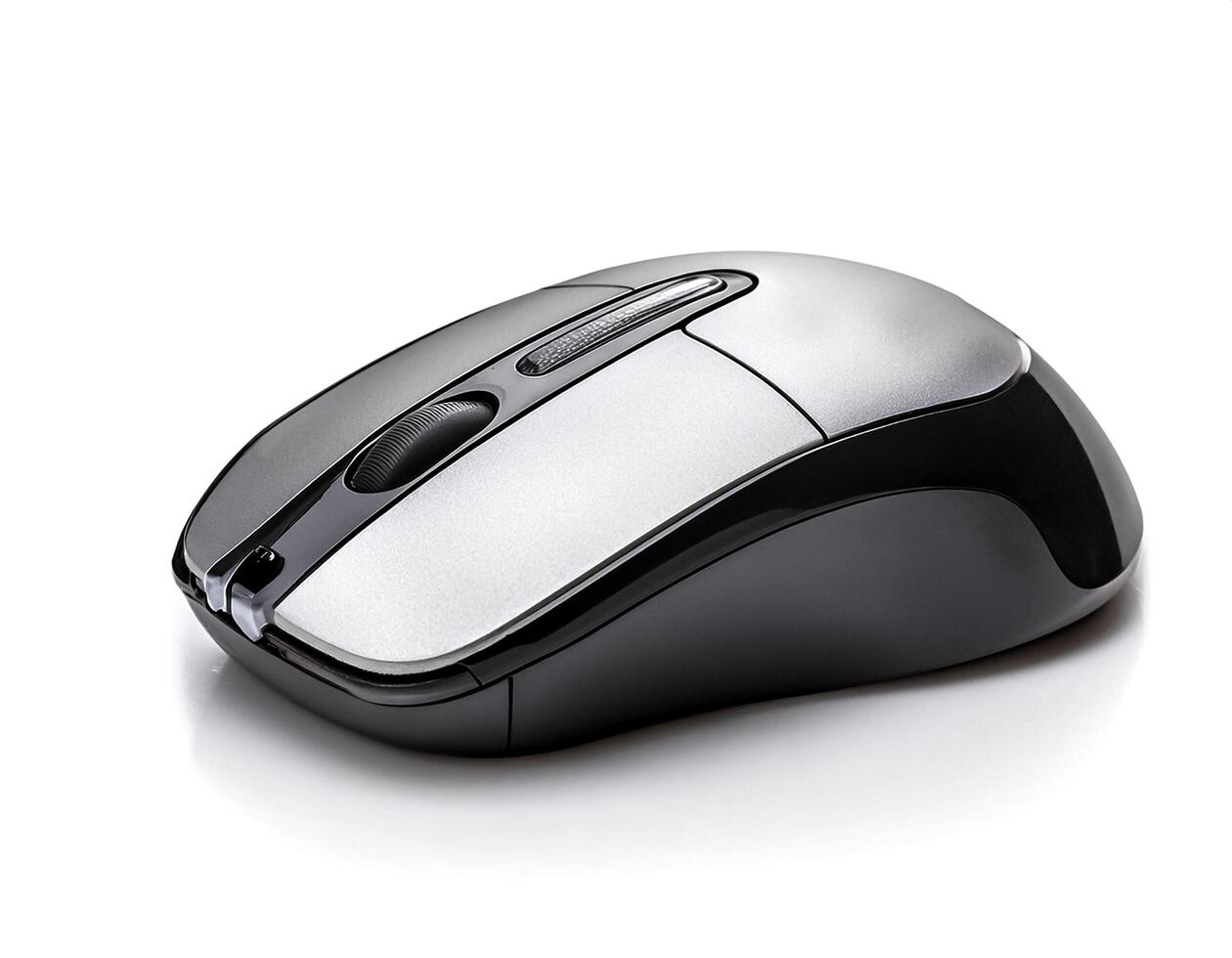 computer mouse isolated on white background photo