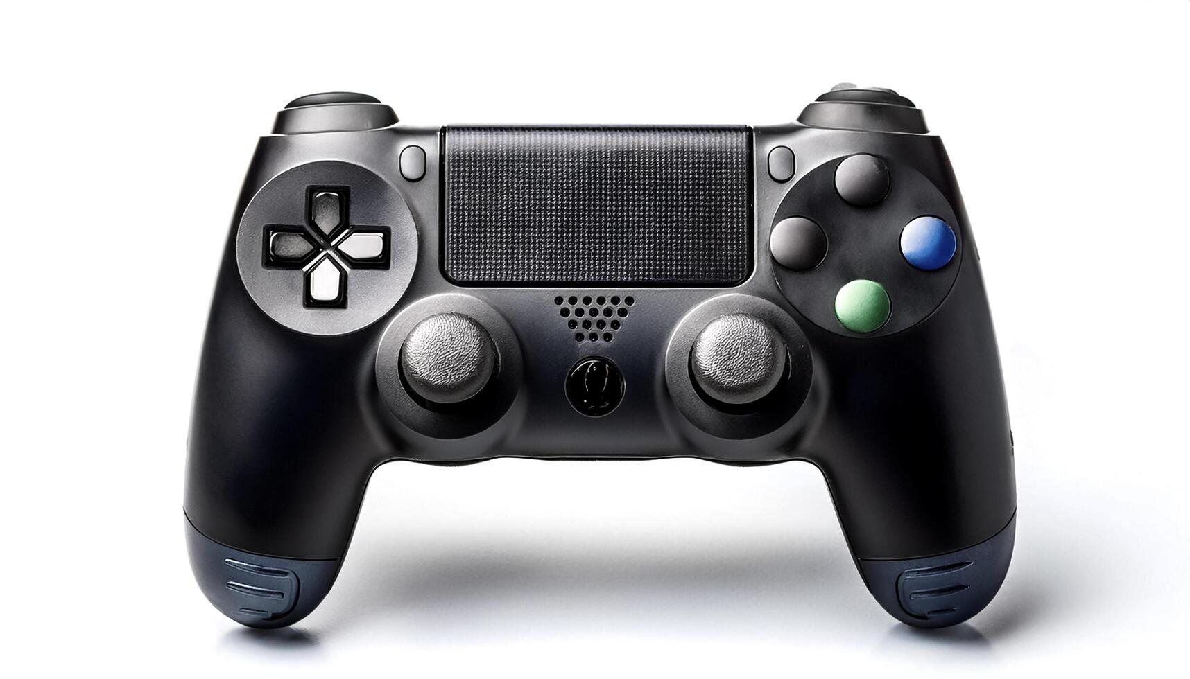 gaming controller isolated on white background photo