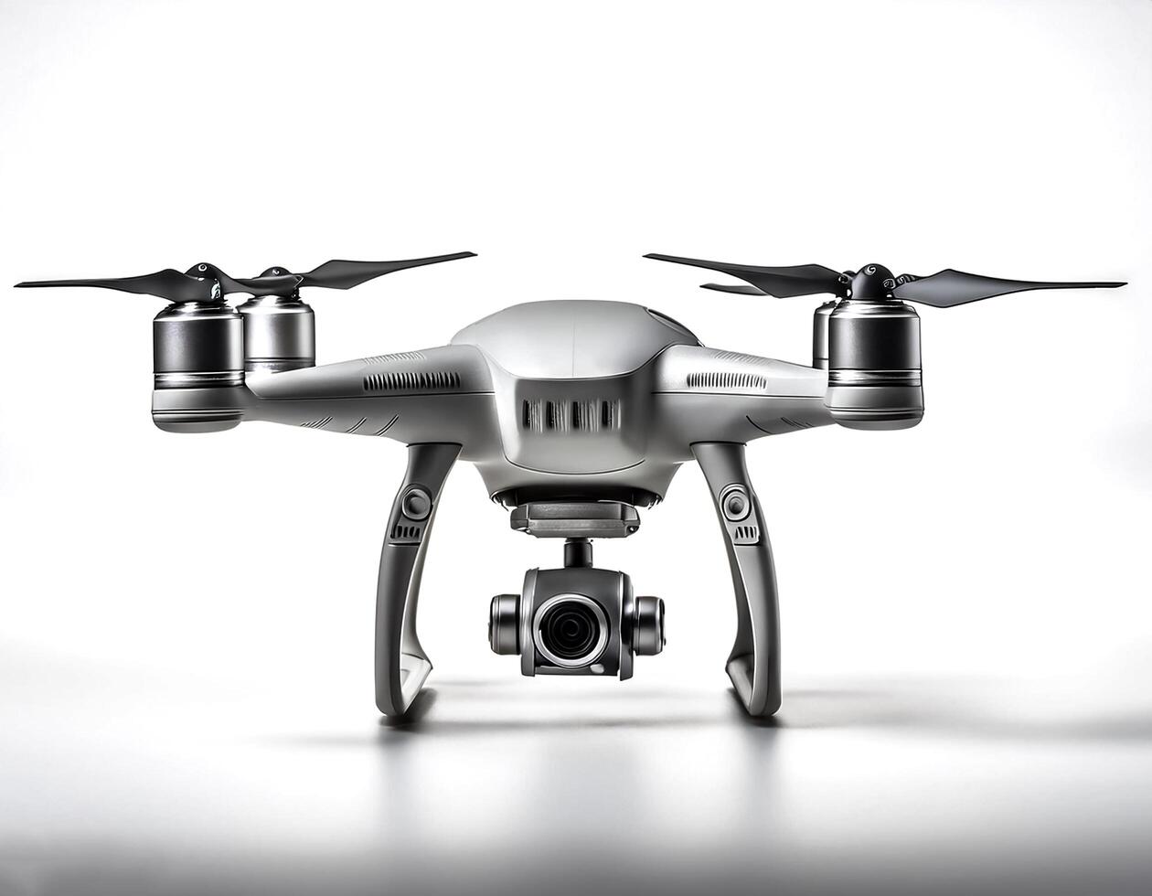 drone isolated on white background photo