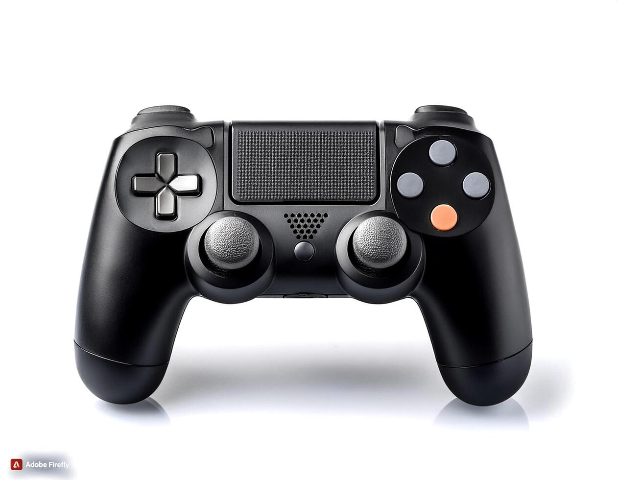 gaming controller isolated on white background photo