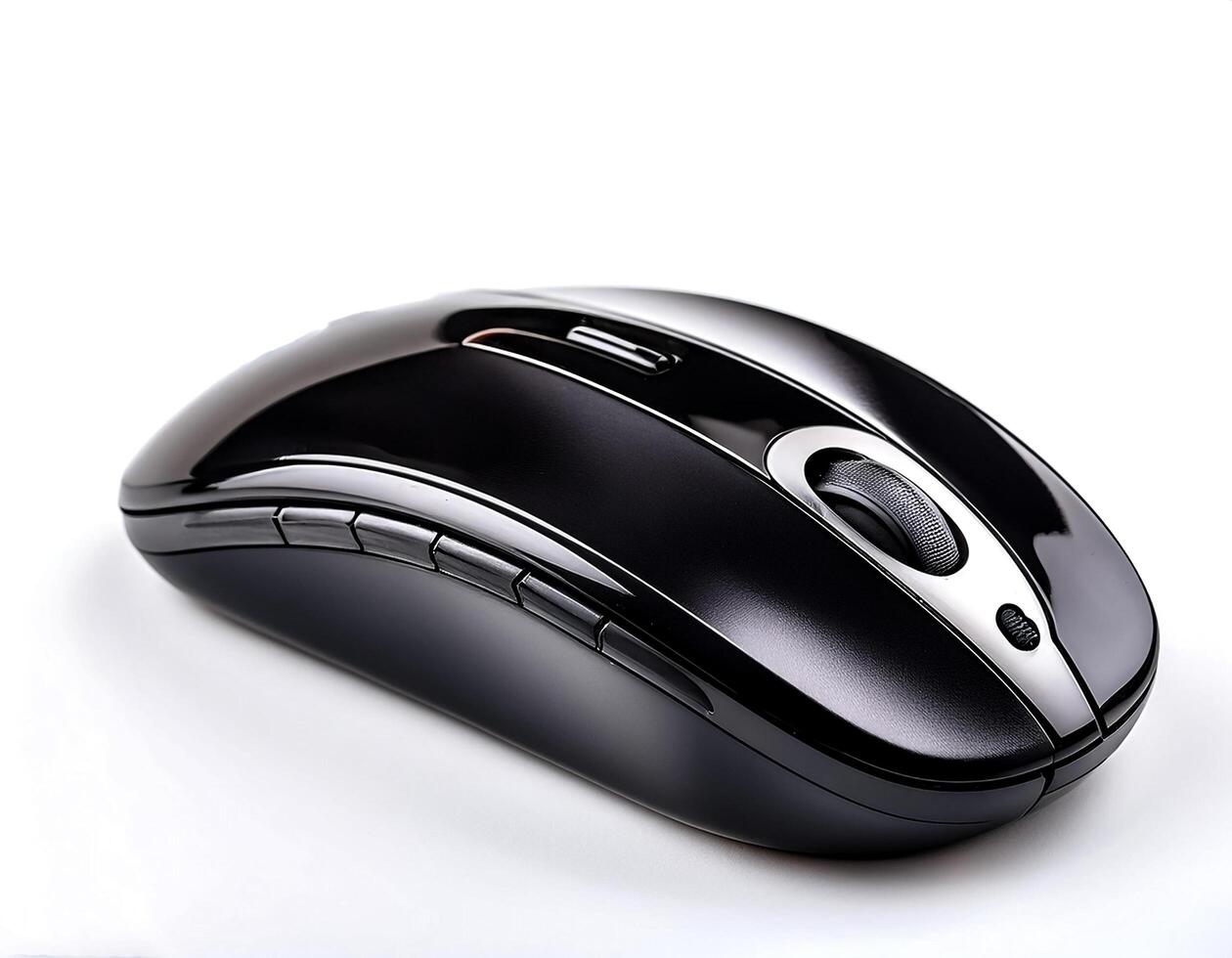computer mouse isolated on white background photo