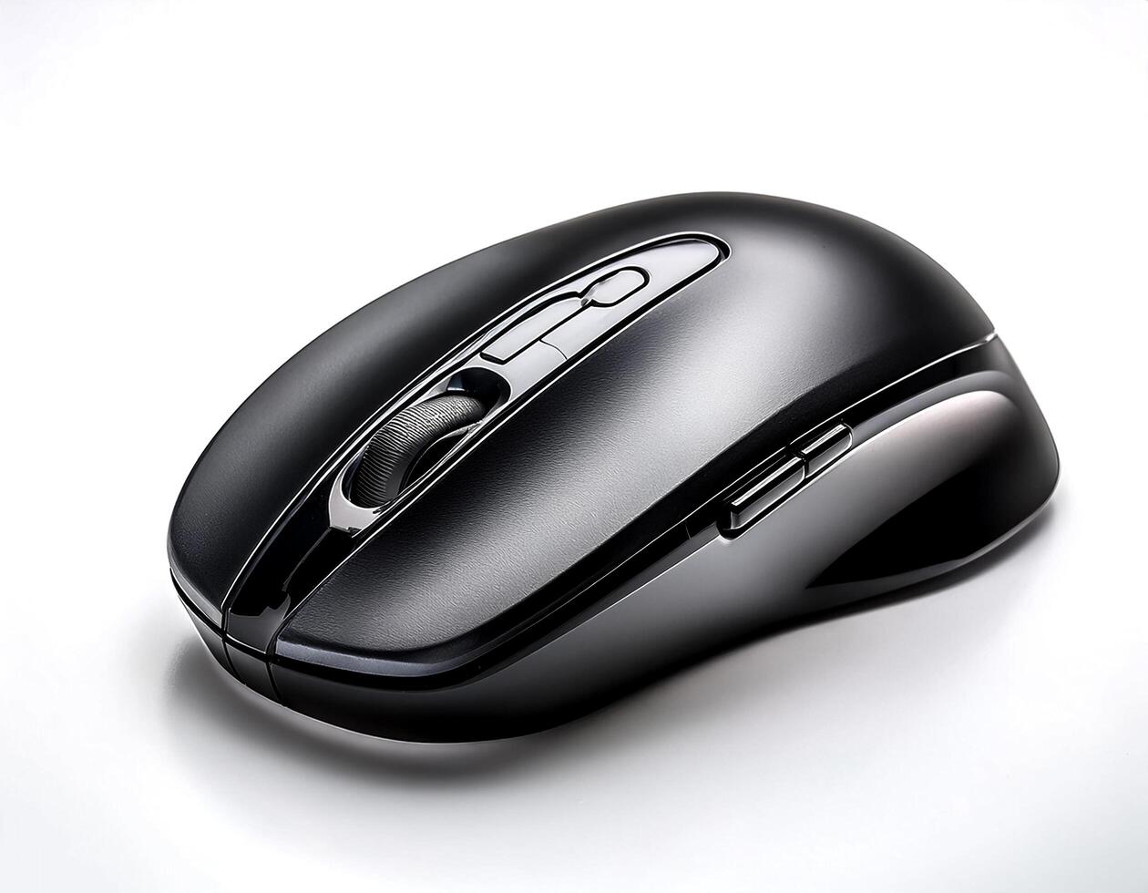 computer mouse isolated on white background photo