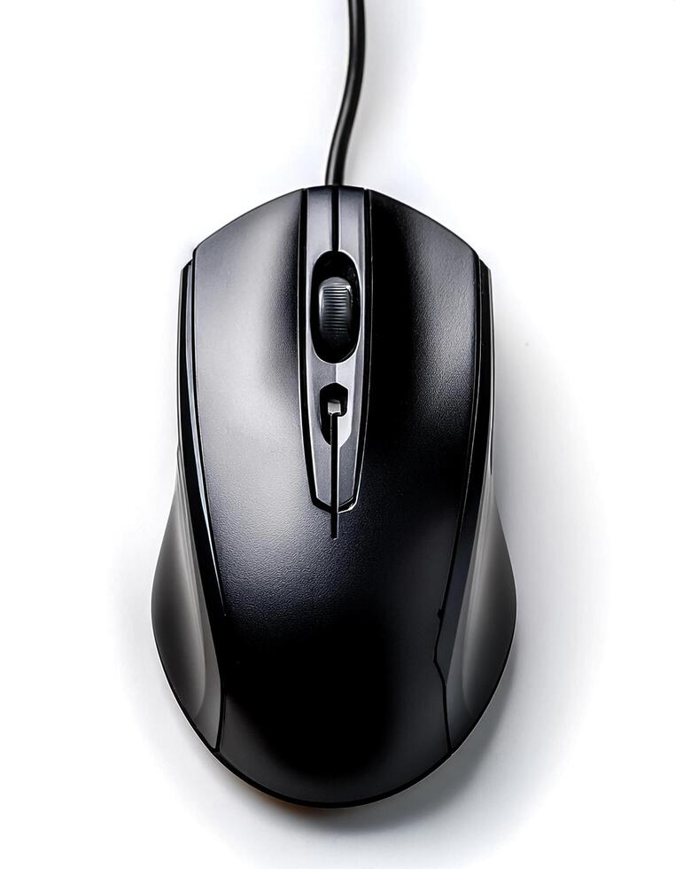 computer mouse isolated on white background photo
