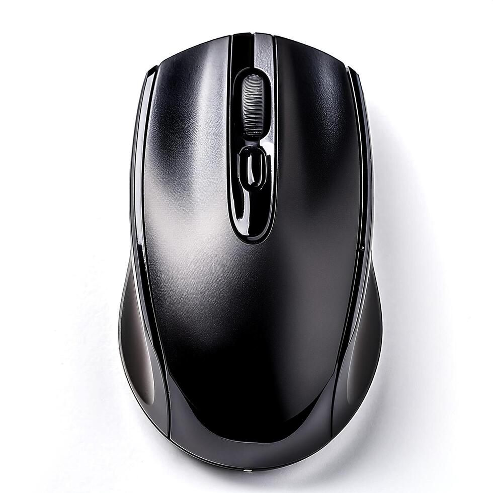 computer mouse isolated on white background photo